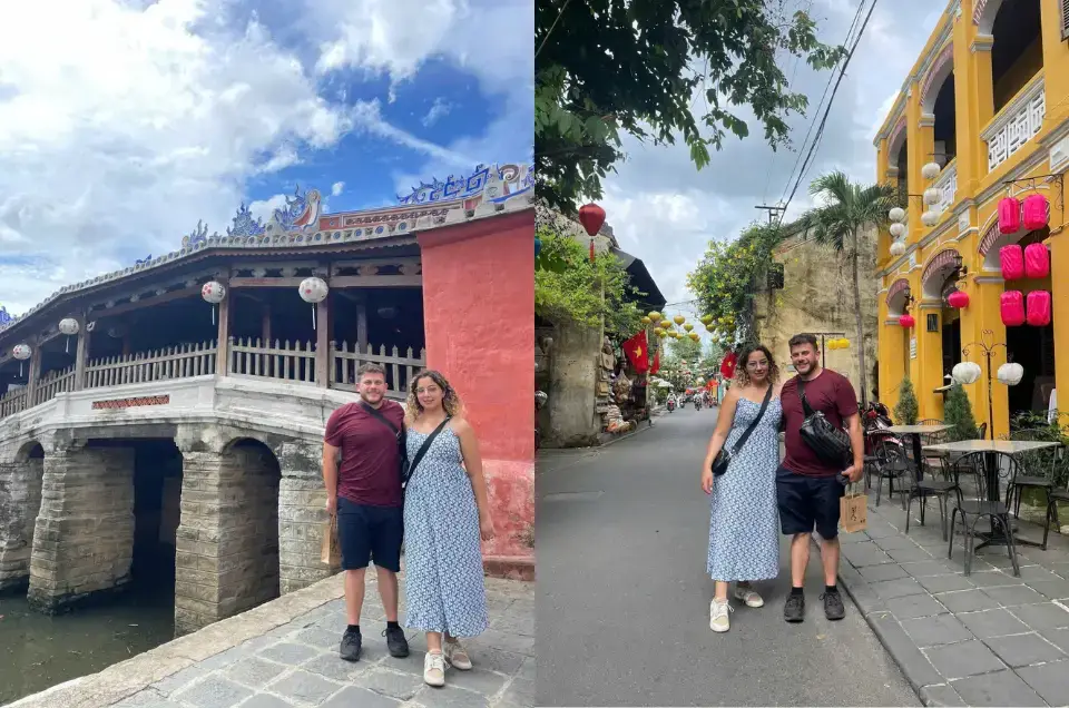 visit japanese bridge and walking street